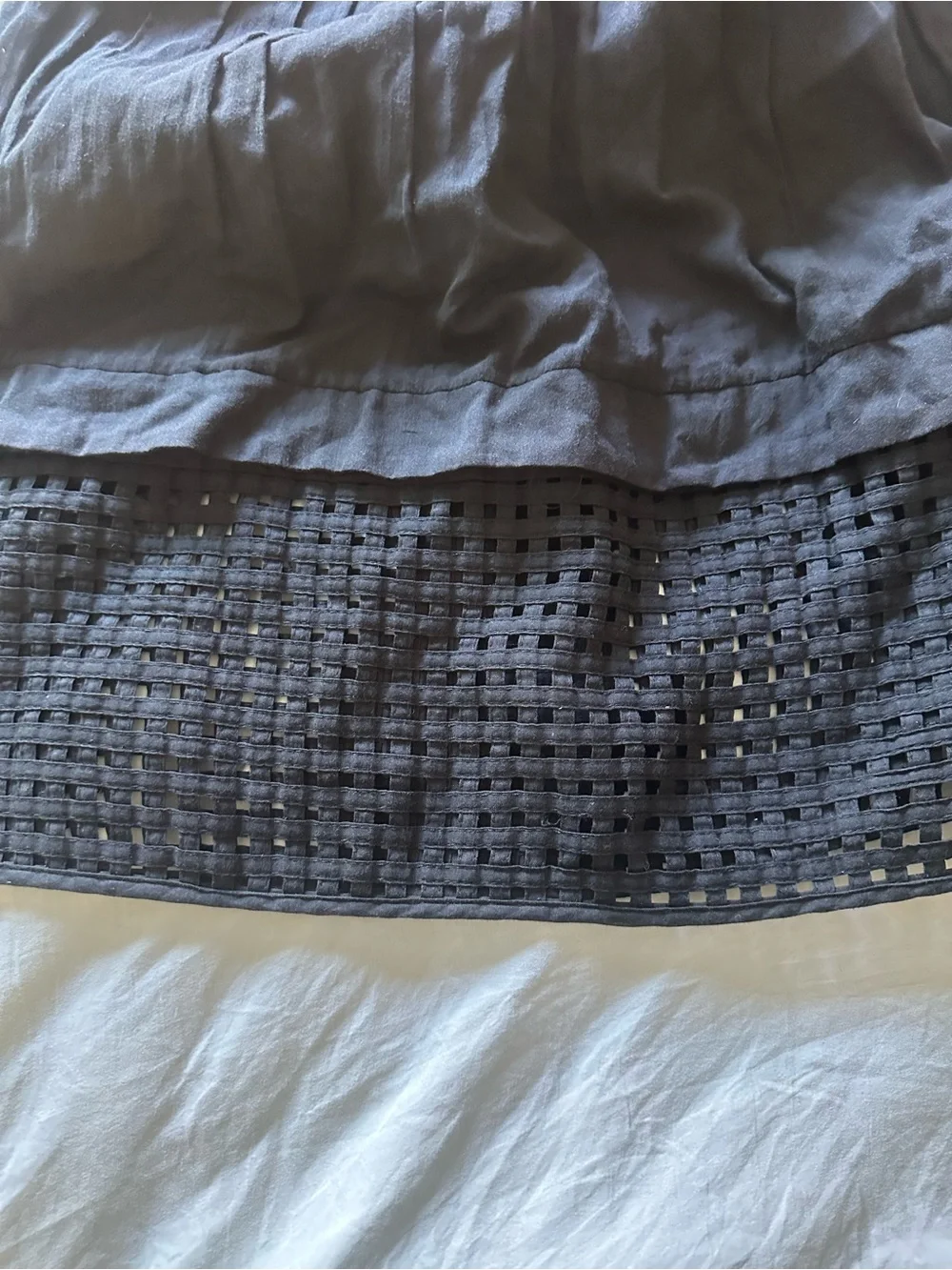 Marni Black Pleated Mini Skirt with Mesh Insets